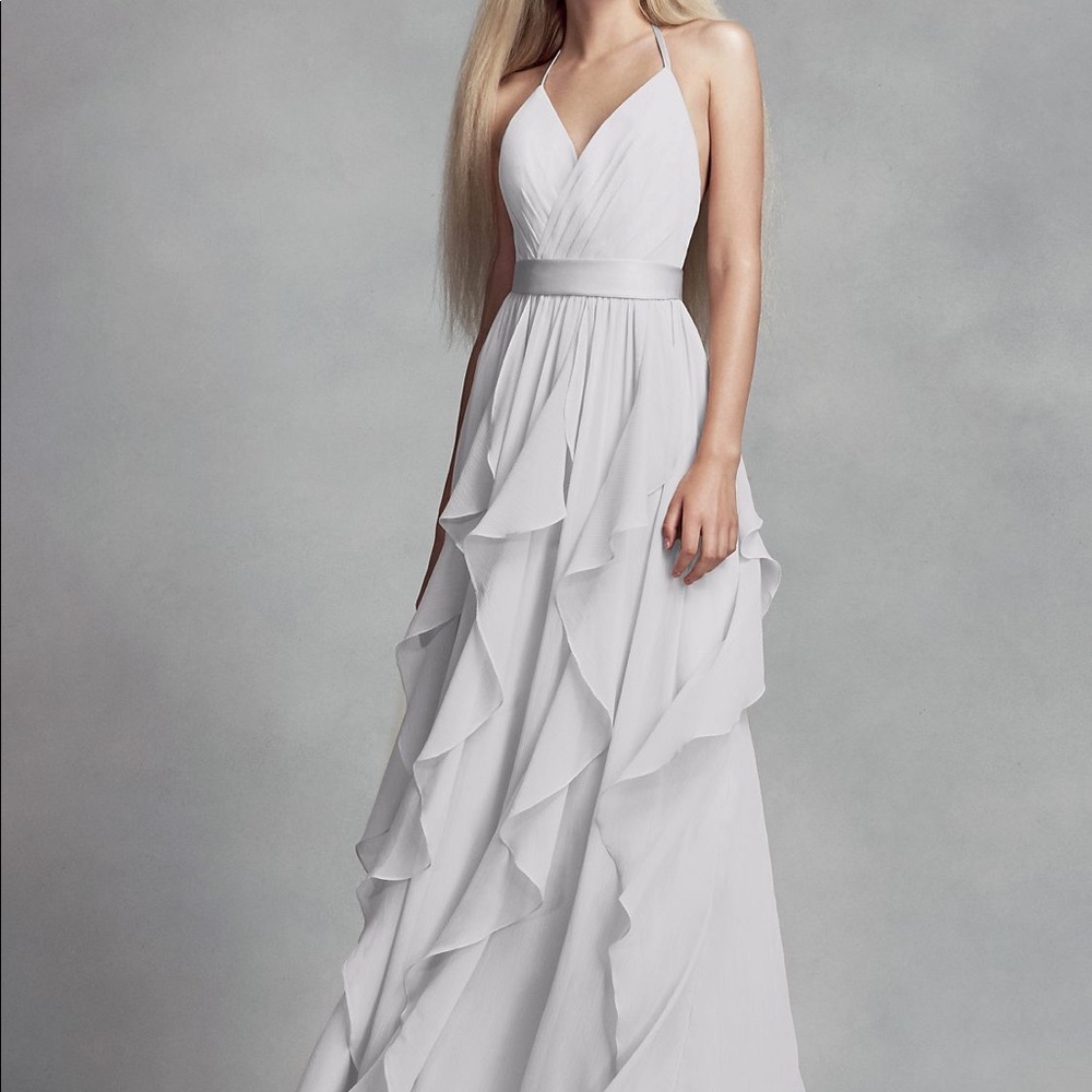 White by Vera Wang formal dress